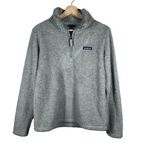 Patagonia Womens Los Gatos 1/4 Zip Fleece Pullover Size M Gray Outdoor 25235
